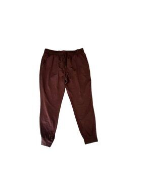 All In Motion Soft Stretch Jogger Pants BrownSize M Elastic waistband drawstring
